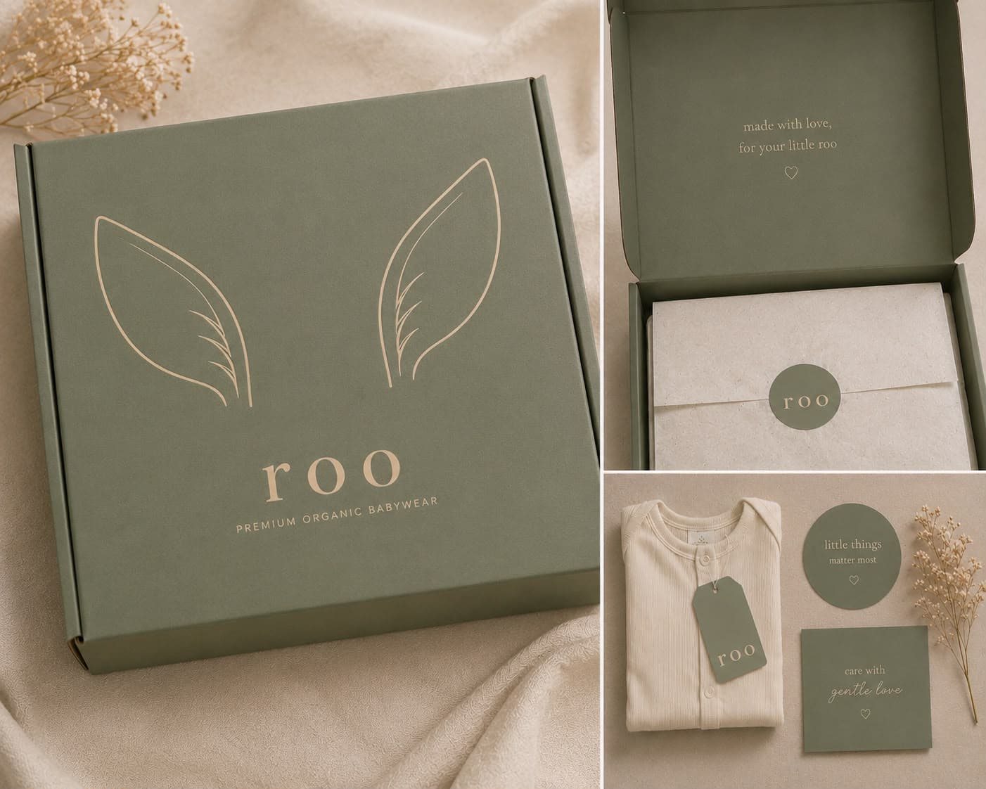 roo packaging, ready to be sent back